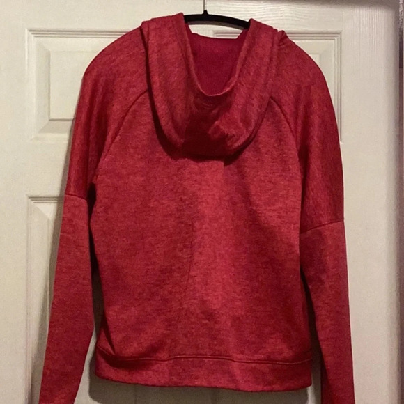 Womens ADIDAS LOGO Hoodie Sweatshirt Climawarm Size Large 1-10 - Picture 3 of 7